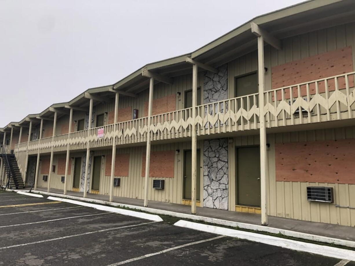 The Value Motel is boarded up as of Tuesday. A resident at a neighboring apartment said he was told the motel is being renovated.