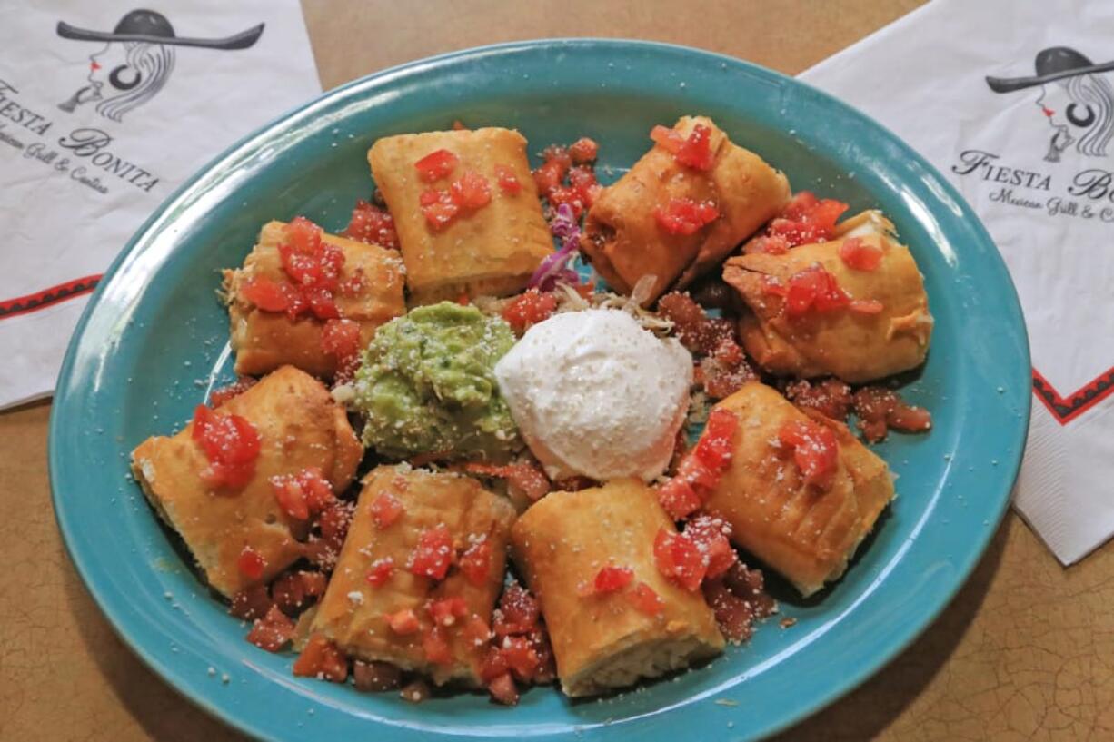 Chicken taquitos at La Costa in Vancouver.