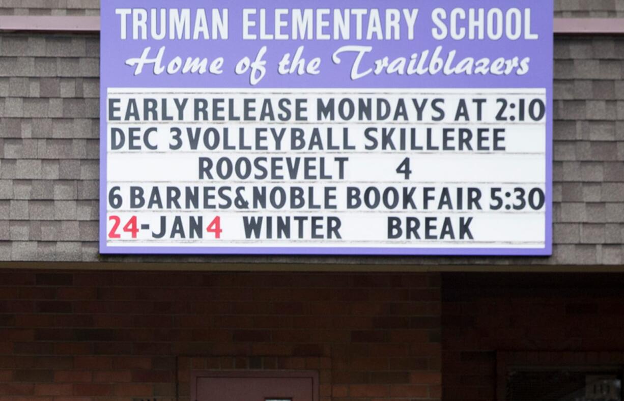 At Harry S. Truman Elementary School,72 of the school’s approximately 520 students were out Wednesday, 61 on Tuesday and 82 on Monday. Students have fever, coughing and flu-like symptoms, district spokeswoman Pat Nuzzo said.