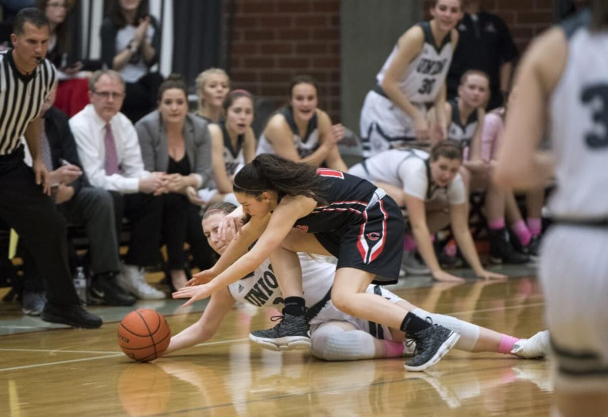 Camas&#039; Katelynn Forner, right, earned all-league honors last season as a sophomore.