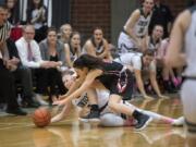 Camas&#039; Katelynn Forner, right, earned all-league honors last season as a sophomore.