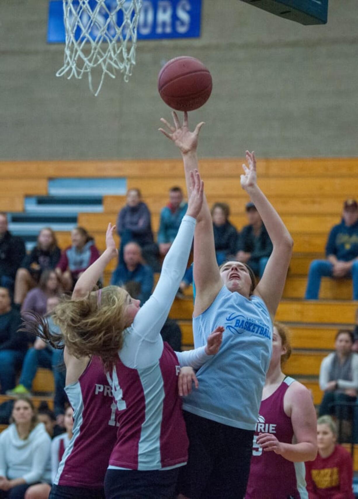 Mountain View&#039;s Ella Schoene, right, will have an opportunity to contribute on varsity as a freshman.