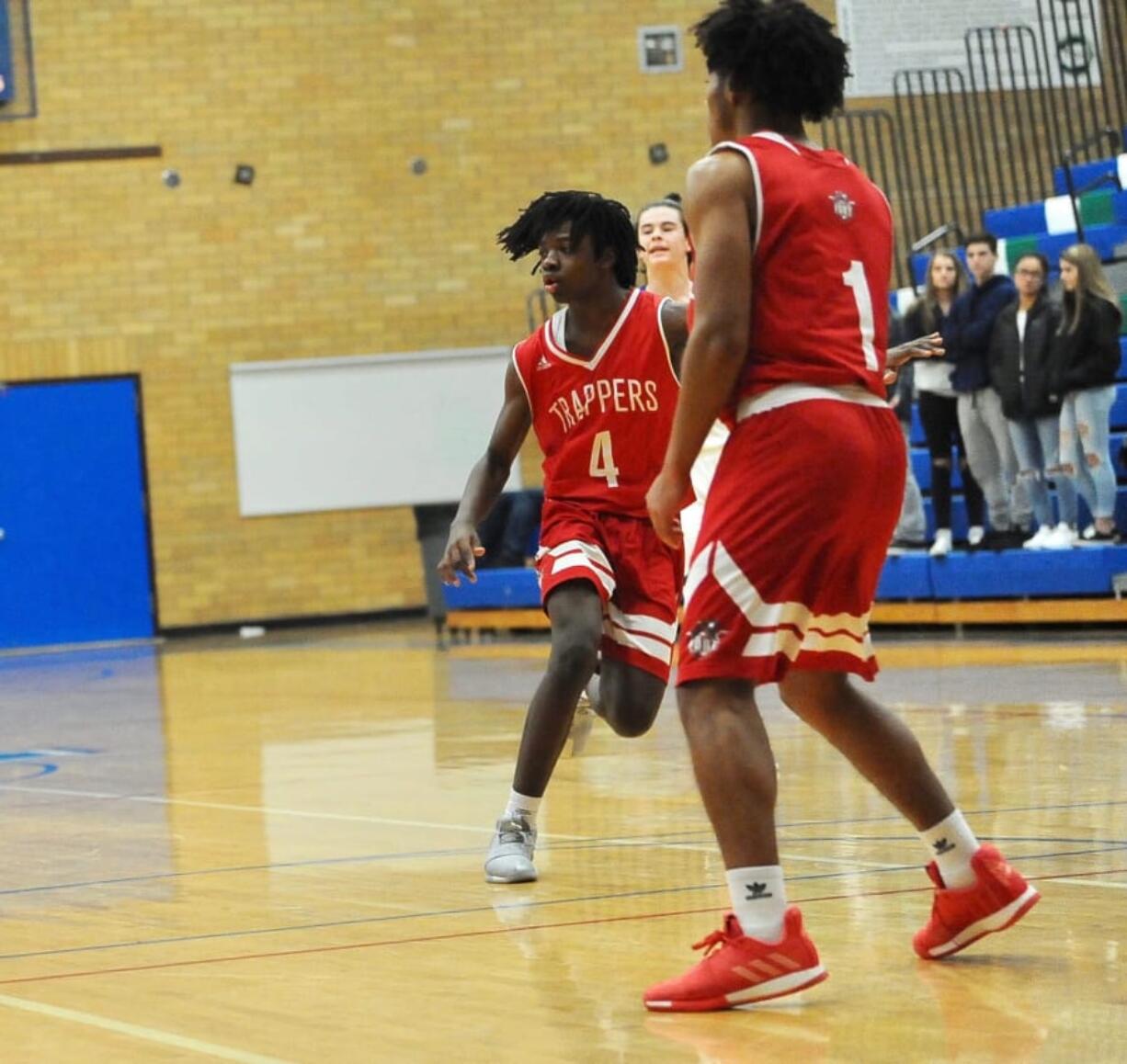 Fort Vancouver's Khalil Singleton (4) made an impact last season as a freshman. &quot;He&#039;s special,&quot; Trappers coach James Ensley said.