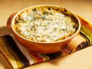 Warm Crab and Spinach Dip.