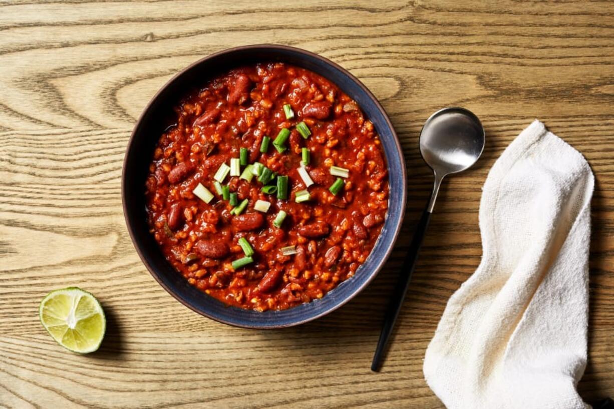 Bean and Barley Chili.