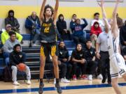 Images from Hudson Bay’s 54-53 win over Seton Catholic in a non-league boys basketball game Thursday at Seton Catholic School.