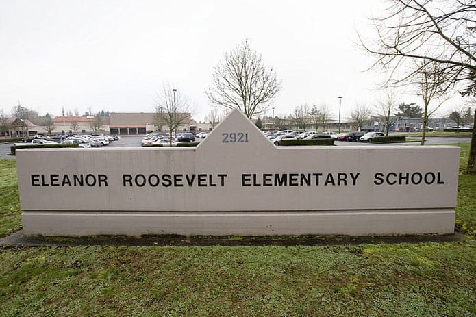 Eleanor Roosevelt Elementary School.