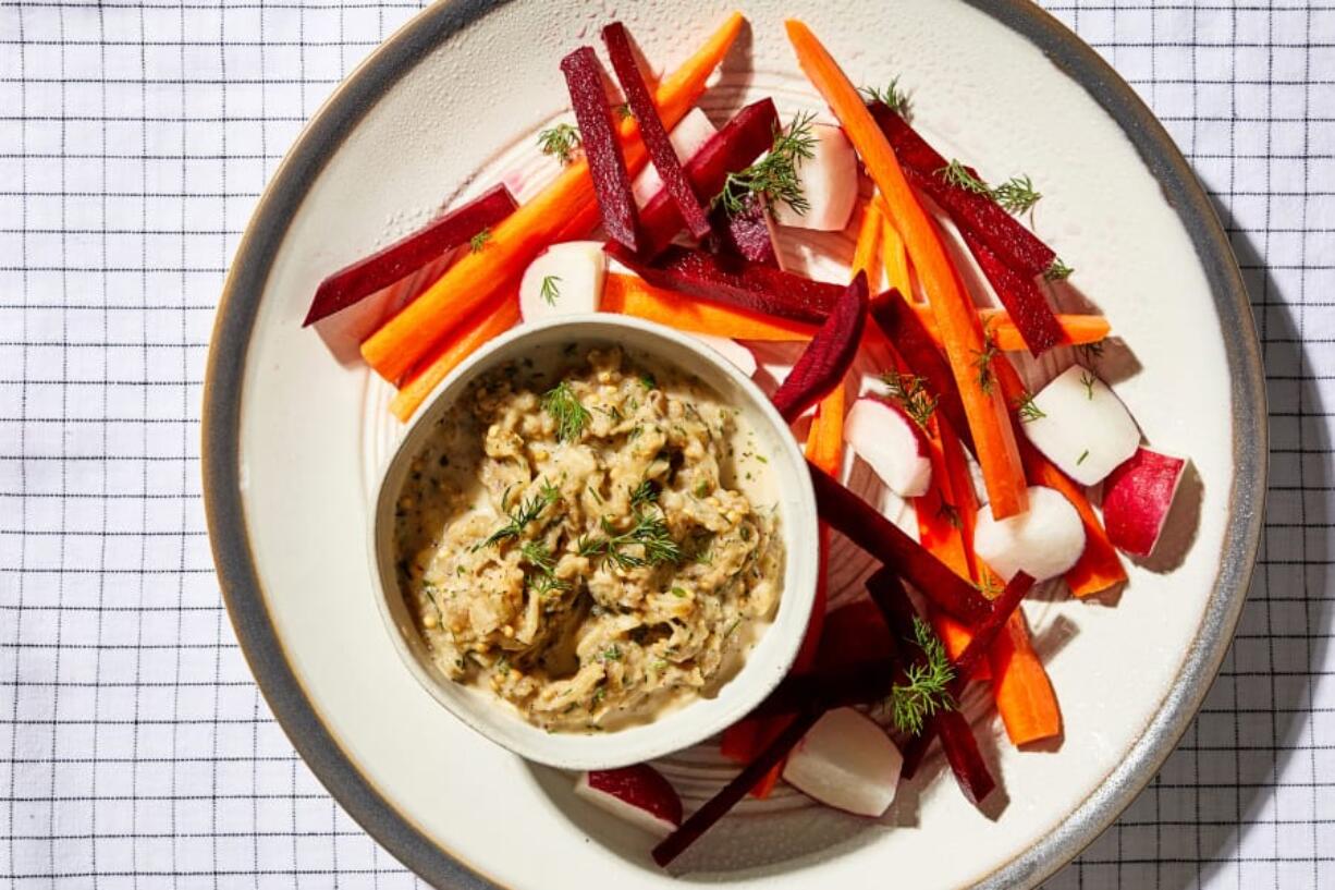 Armenian Blistered Eggplant Dip.