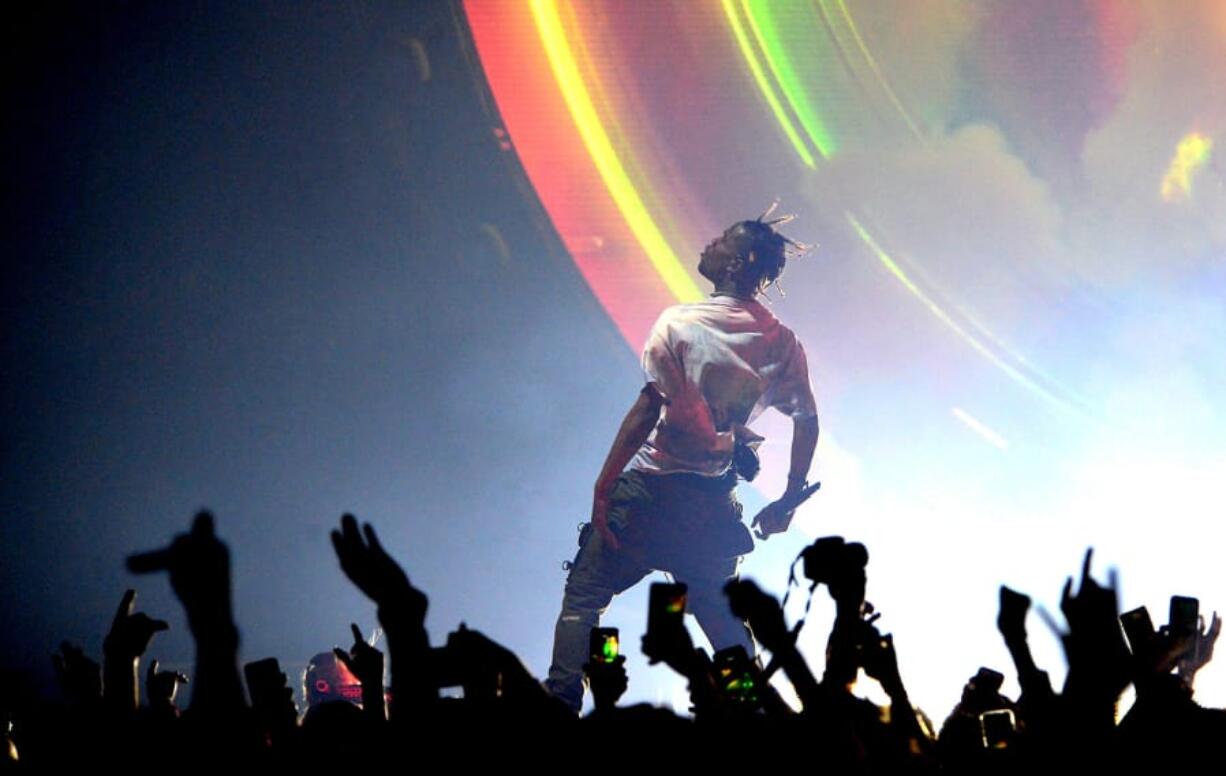 Coachella&#039;s headliners represent different musical traditions -- hip-hop&#039;s Travis Scott (above), R&amp;B&#039;s Frank Ocean (below left) and rock&#039;s Rage Against the Machine (below right).