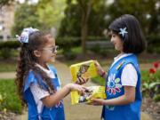 This year Girl Scouts debuts refreshed cookie packaging and a new lemon cookie available in select areas, Lemon-Ups, baked with inspirational messages.