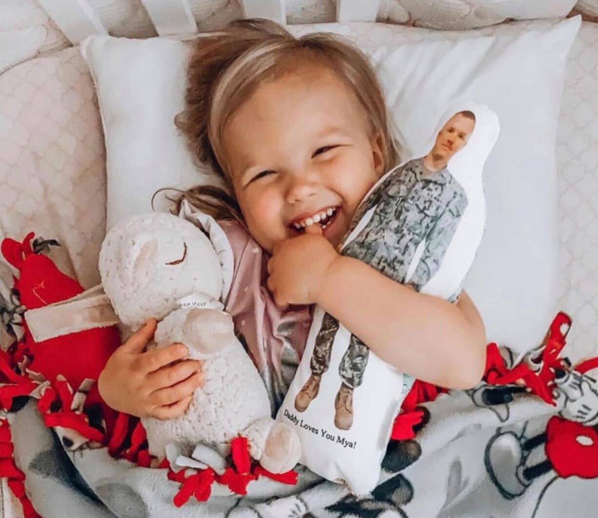 A North Carolina company is giving away dolls to comfort children who have deployed parents.