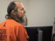Suspected serial killer Warren L. Forrest appears in Clark County court on Monday Jan. 6, 2020, to face a new murder allegation in the death of 17-year-old Martha Morrison.