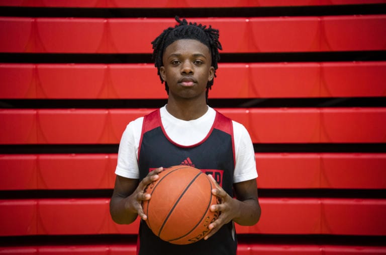 Fort Vancouver's Kahlil Singleton is pictured during practice on Monday, Jan. 6, 2020.