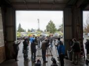 The media turned out in force Friday at Washington State Department of Transportation&#039;s maintenance yard in west Vancouver to hear how the biggest transportation agencies are prepared for potential snowy weather next week.