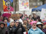 The Women’s March in Vancouver seemed to have extra urgency this year. Speakers urged the crowd to start marching now, and stay politically active right through Election Day in November.