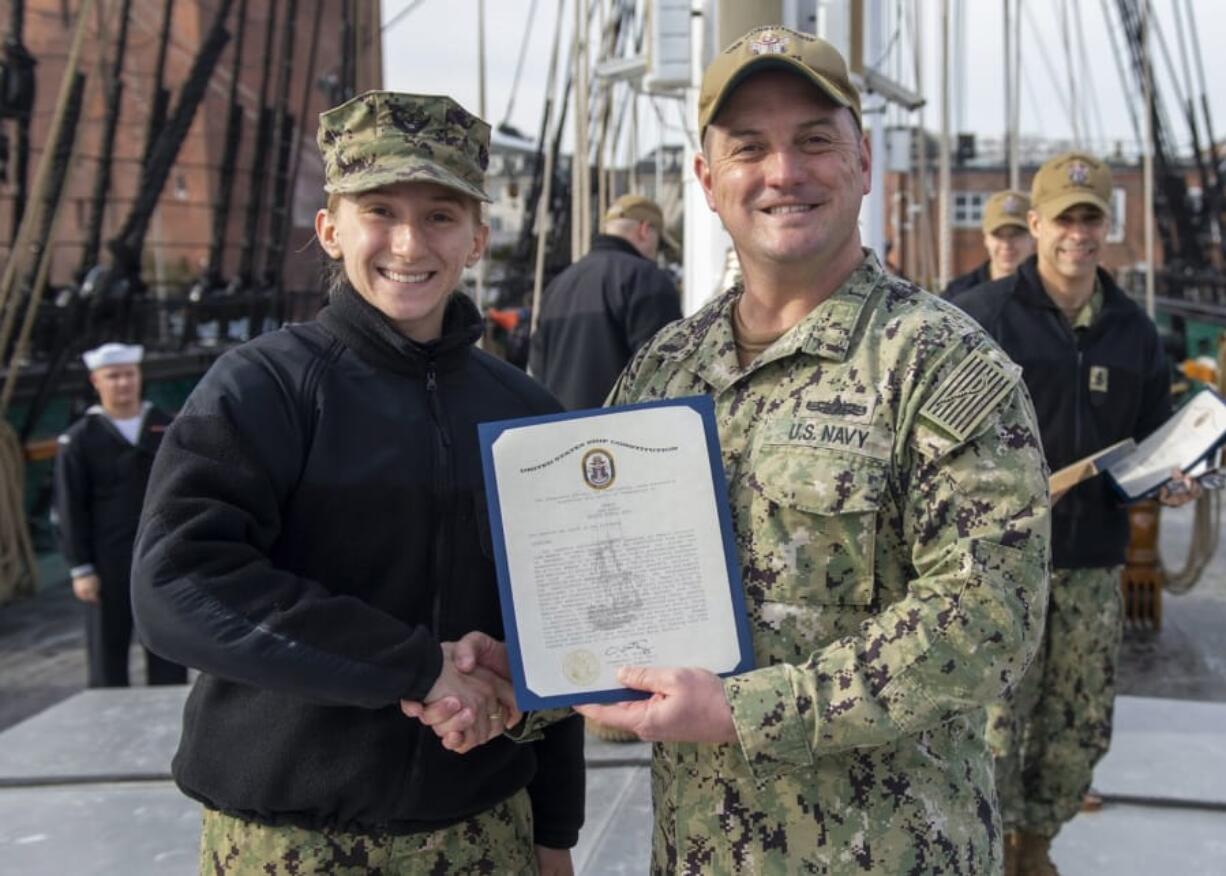 Navy Seaman Anna Tomic.