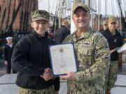 Navy Seaman Anna Tomic.