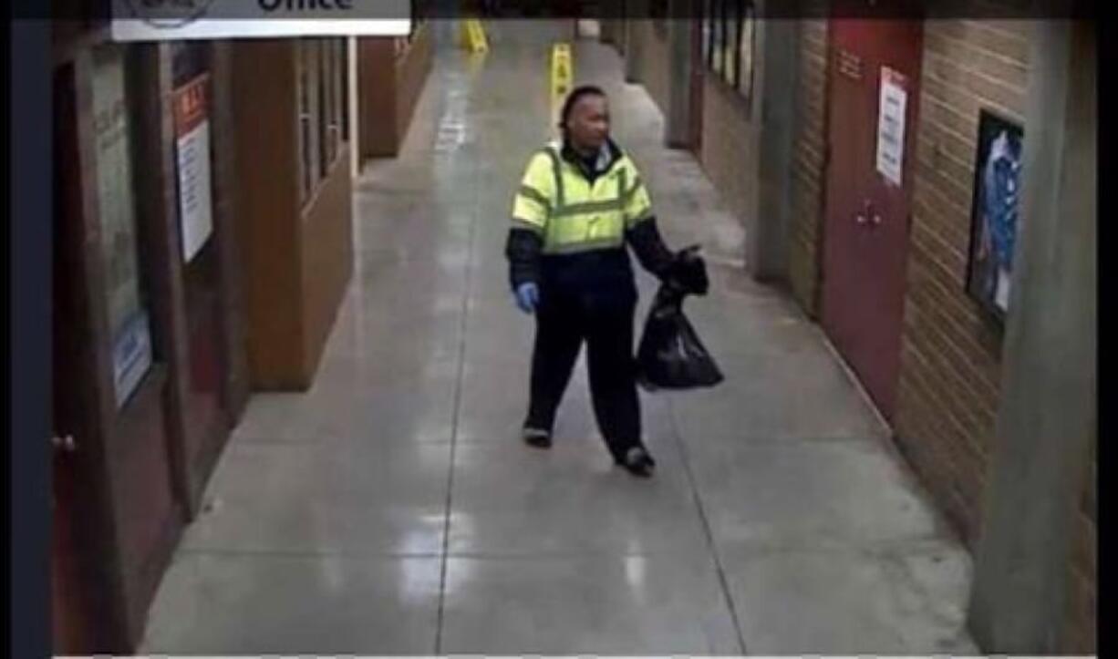 An unknown man, appearing to have dressed like a janitor, wandered into Prairie High School on Wednesday after school ended for the day.