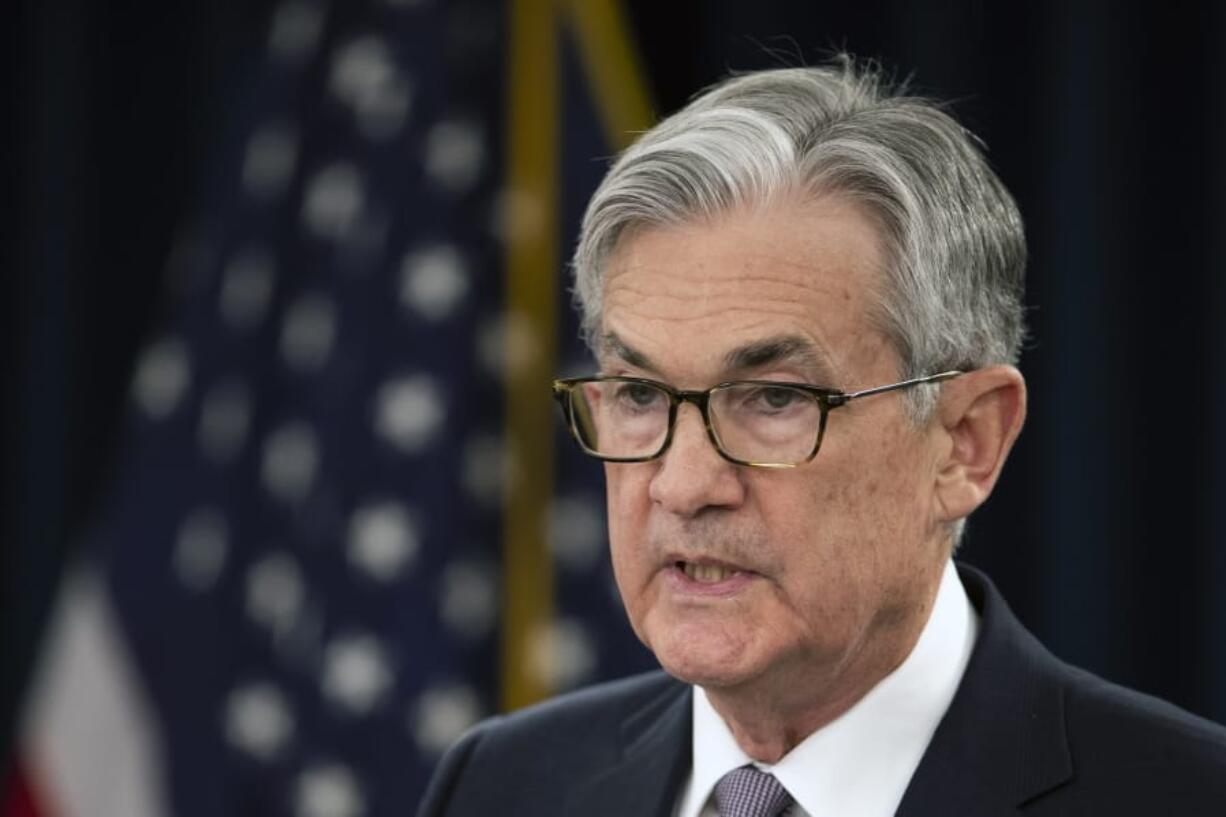 Federal Reserve Chair Jerome Powell speaks during a news conference following the Federal Open Market Committee meeting in Washington, Wednesday, Jan. 29, 2020.