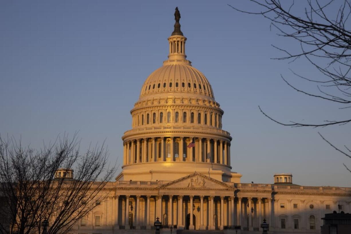 The U.S. Capitol at sunrise on Monday, Jan. 20, 2020, in Washington. A major doctors&#039; organization is calling for sweeping government action to guarantee coverage for all, reduce costs, and improve the basic well-being of Americans.