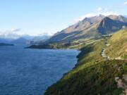 This Dec. 22, 2019 photo shows the northern end of Lake Wakatipu in Glenorchy, New Zealand where several scenes from &quot;The Lord of the Rings&quot; movies were filmed.