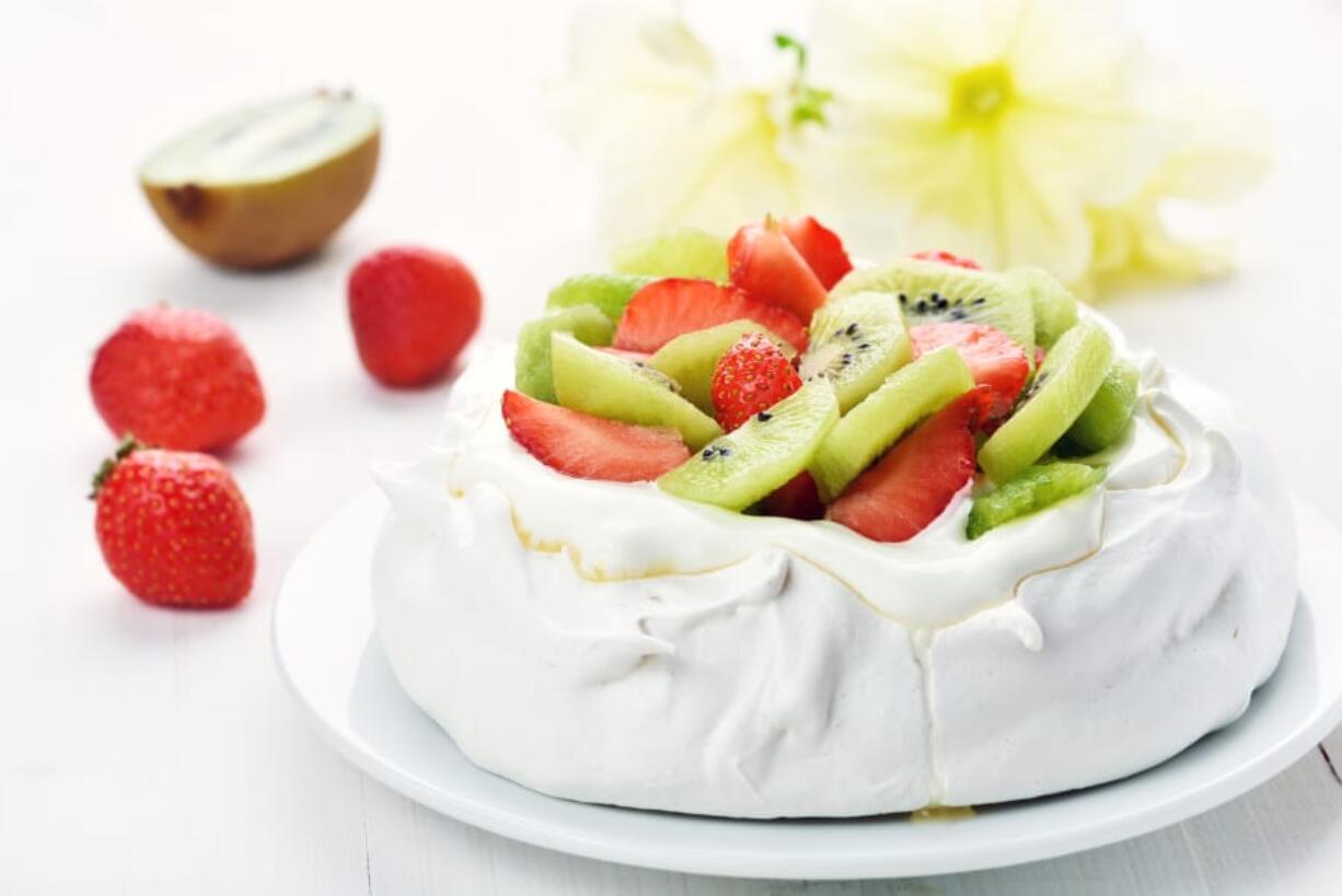 A pavlova makes a lovely dessert at any party.