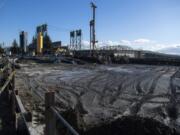 Crews are performing preliminary ground stabilization at the site of the future AC Hotel by Marriott at the Port of Vancouver&#039;s Terminal 1 redevelopment site. The work is expected to wrap up within a month.