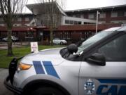 Police presence was evident at Camas High School on Wednesday. A student walk out planned in protest to recent comments made by Camas High School Principal Liza Sejkora was canceled on Wednesday morning.