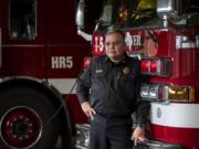 After 12 years of service in the Vancouver Fire Department, nine of which he served as the chief, Fire Chief Joe Molina is set to retire this summer. He began his career as a firefighter in 1992 at a fire department in Waco, Texas. Below, Vancouver Fire Chief Joe Molina&#039;s captain helmet from his years in Waco, Texas, sits on his bookshelf at his office in Fire Station 5 in Vancouver.