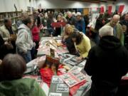 Hundreds of former students and faculty gathered at McLoughlin Middle School and George C. Marshall Elementary School on Saturday to share memories and bid the buildings farewell. The school buildings are slated to be torn down and replaced later this year.