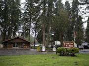 The country store is pictured at Lewis River RV Park in Woodland on Jan. 22. A Monday court order requires the park owner to maintain the power supply past a Tuesday cutoff deadline.