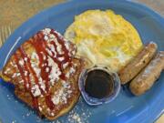 French Toast Combo at Kitchen Table Cafe.