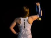 All-Region girls wrestler of the year, Hudson&#039;s Bay senior Allison Blaine is pictured in Vancouver on March 3, 2020.