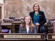 BRUSH PRAIRIE: Prairie High School student Carley Postma recently served as a page at the Washington State House of Representatives in Olympia.