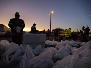 Meal delivery for students in the Evergreen School District photo gallery