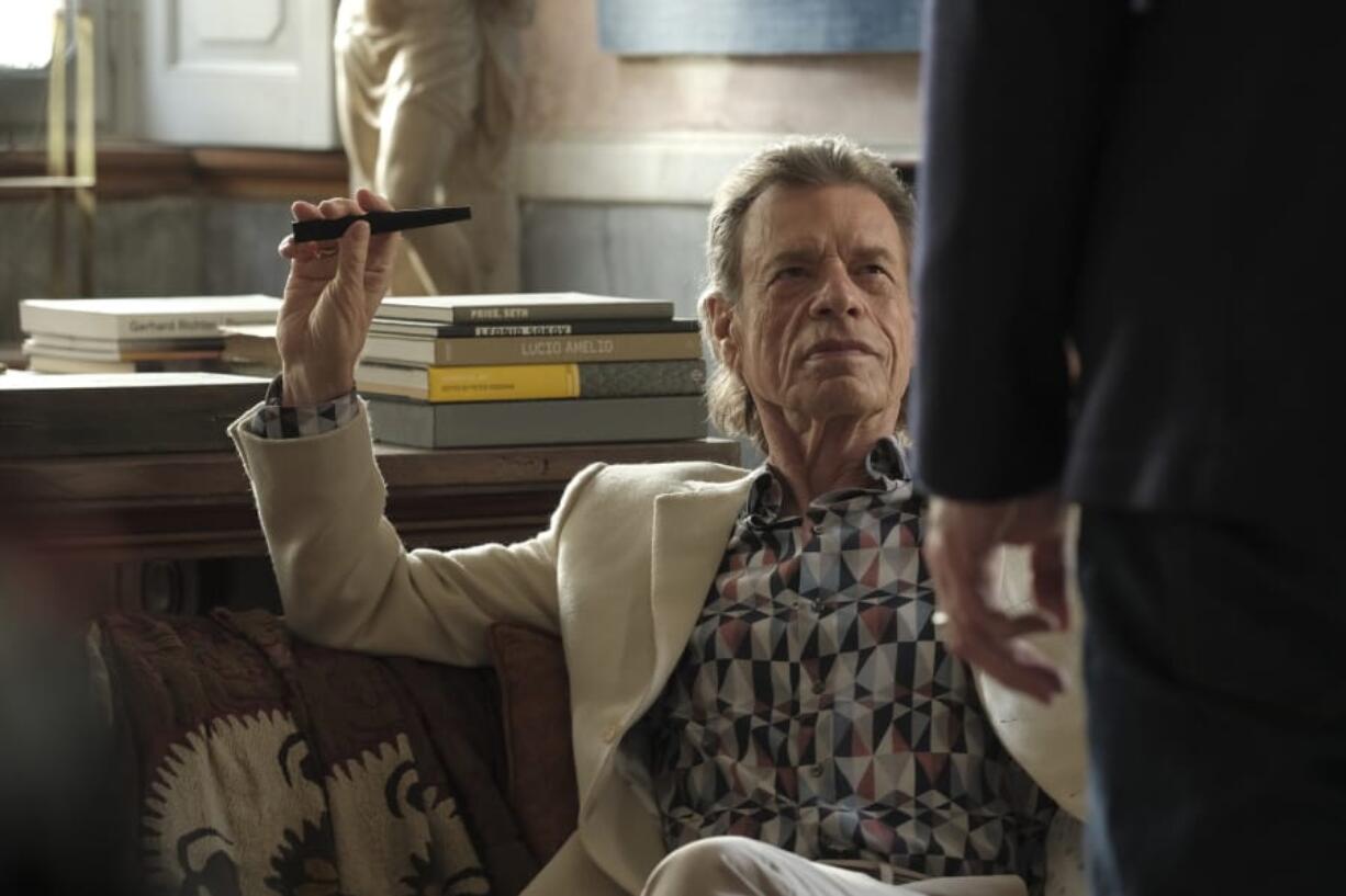 Mick Jagger in a scene from the film, &quot;The Burnt Orange Heresy.&quot; (Jose Haro/Sony Pictures Classics)