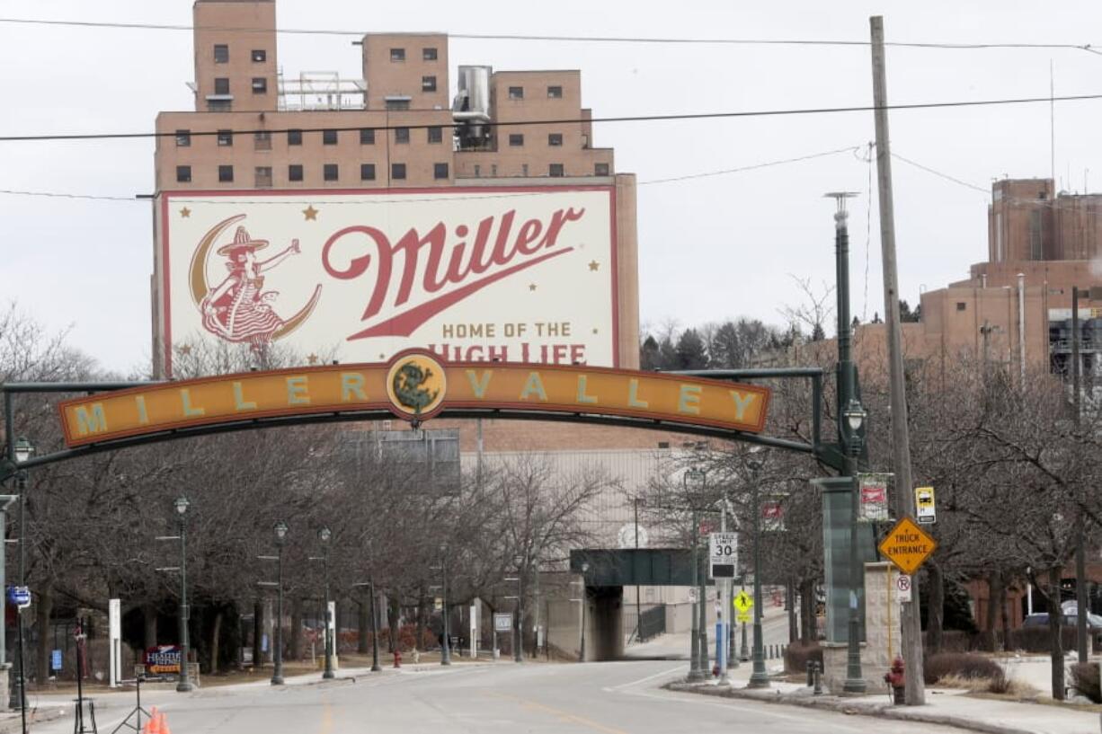 The Molson Coors facility is seen Thursday Feb. 27, 2020, in Milwaukee. An employee at the historic Molson Coors facility shot and killed five co-workers Wednesday afternoon and then turned the gun on himself. Six people, including the shooter, were killed on Wednesday, Feb. 26, 2020 at the facility. The brewery remained closed Thursday.