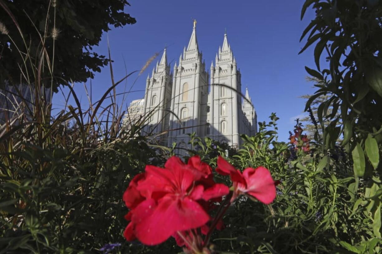 The Salt Lake Temple at Temple Square in Salt Lake City. The Church of Jesus Christ of Latter-day Saints has postponed a key meeting of top global leaders scheduled for April 1-2 because of the spread of the coronavirus around the world. The faith is also discouraging members from traveling from outside the United States for a twice-yearly conference set for the weekend of April 4-5 in Salt Lake City, the religion said in a news release Thursday.