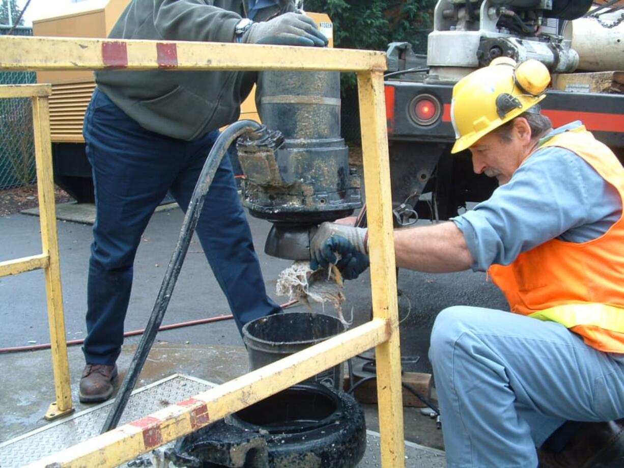 The city of Vancouver says wastewater treatment providers nationwide are bracing for potential sewage blockages and overflows from an uptick in residents flushing napkins, anti-bacterial wipes and other items because of the coronavirus.