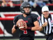 Central Washington quarterback Canon Racanelli is making the change from offense to defense for the 2020 season, moving to defensive back.