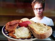 Bacon and eggs and Seth Rogen in 2013 gross-out apocalypse flick, &quot;This Is the End.&quot;