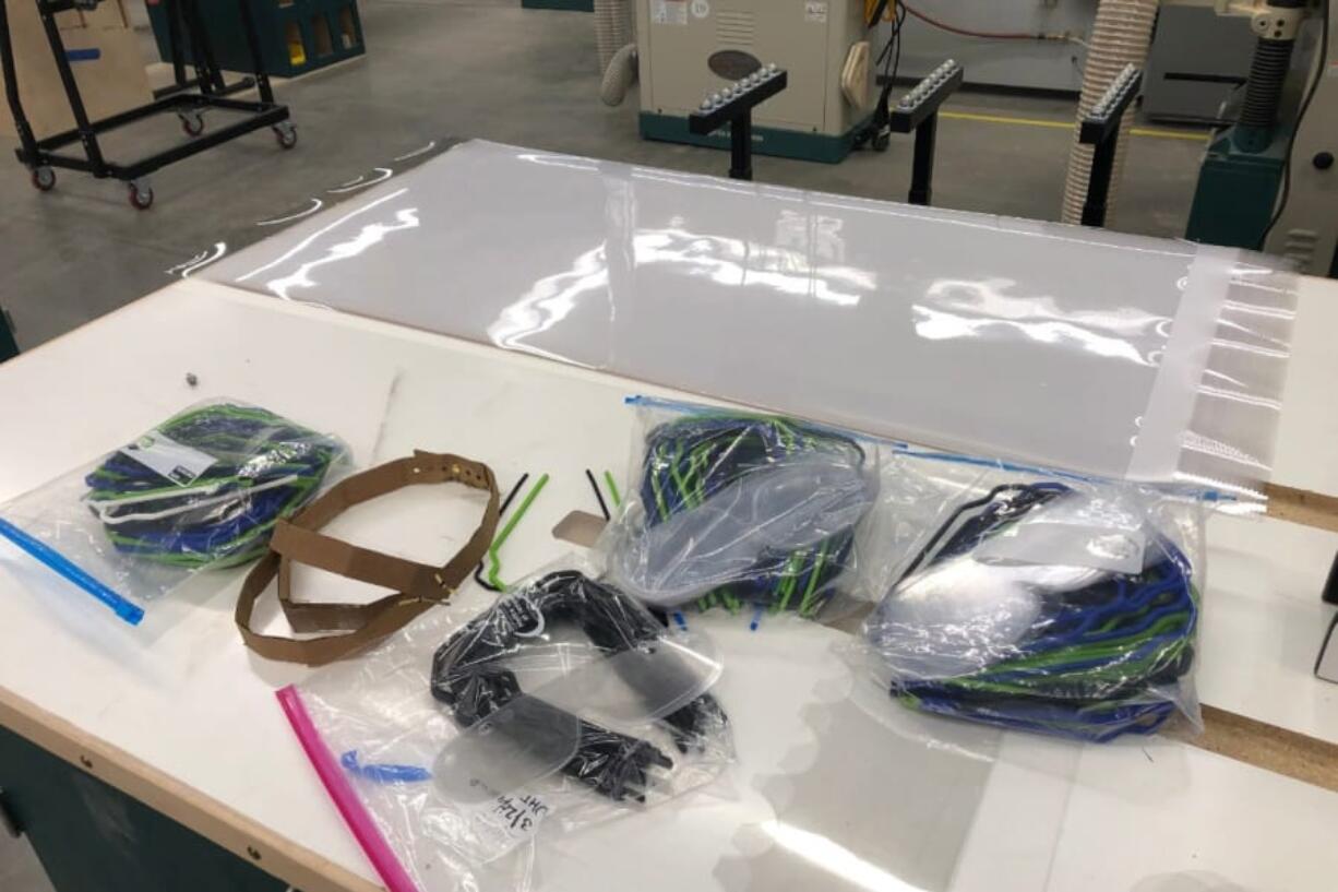 Team Mean Machine, the Camas robotics club, and Camas High School Science Olympiad&#039;s seasons were cut short, but students are using their time away from school to 3D print personal protective equipment for health care workers. The frames are printed then snapped together with plastic screens.