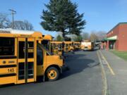 Woodland Public Schools staff packed and delivered nearly 800 bags with breakfast and lunch.