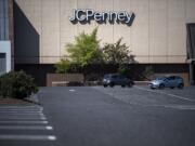 A deserted parking lot is pictured outside the Vancouver Mall in Vancouver on April 20, 2020.