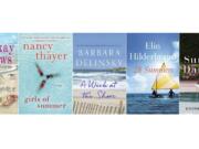 This combination photo of cover images shows, from left, &quot;Hello Summer&quot; by Mary Kay Andrews, &quot;Girls of Summer&quot; by Nancy Thayer, &quot;A Week at the Shore&quot; by Barbara Delinsky, &quot;28 Summers&quot; by Elin Hilderbrand and &quot;Summer Darlings&quot; by Brooke Lea Foster. (St. Martin&#039;s Press/Ballantine Books/St.