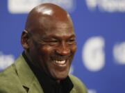 Former basketball superstar Michael Jordan, pictured on Friday, Jan. 24, 2020.