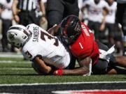 The Seattle Seahawks selected Texas Tech linebacker Jordyn Brooks (1) in the first round of the NFL draft Thursday, April 23, 2020.