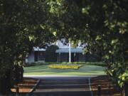 Augusta National Golf Club is shown on what would have been the first practice round for the Masters, Monday, April 6, 2020, in Augusta, Ga.