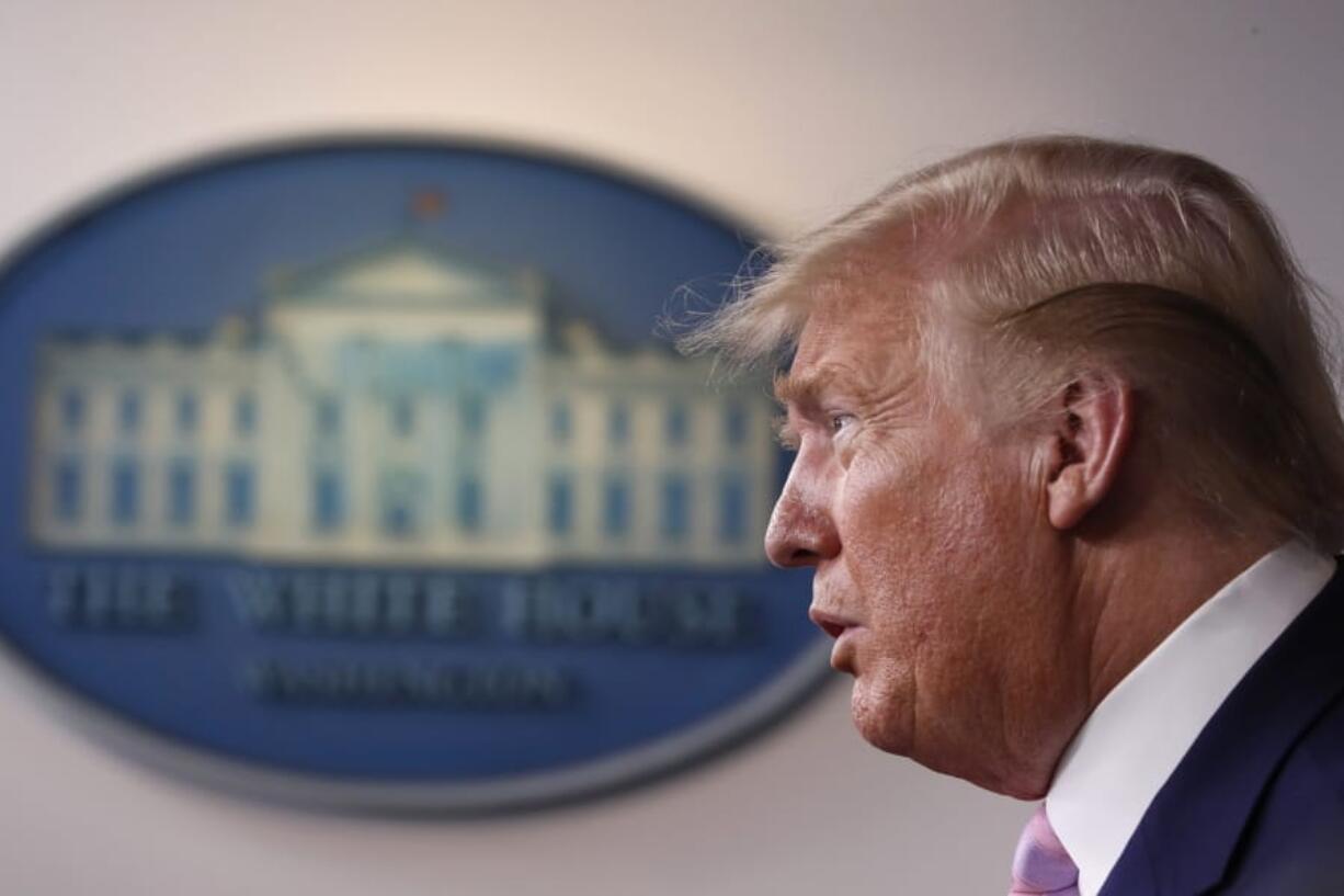 President Donald Trump speaks about the coronavirus in the James Brady Press Briefing Room of the White House, Wednesday, April 1, 2020, in Washington. Trump wants to spend $2 trillion on infrastructure projects to create jobs and help the collapsing economy rebuild from the coronavirus&#039; stunning blows. House Speaker Nancy Pelosi says that seems about right. Sounds like the prelude to a bipartisan deal. Except that when it comes to trying to upgrade the country&#039;s road, rail, water and broadband systems, Washington frequently veers off the tracks -- usually over the bill&#039;s contents and how to pay for it.