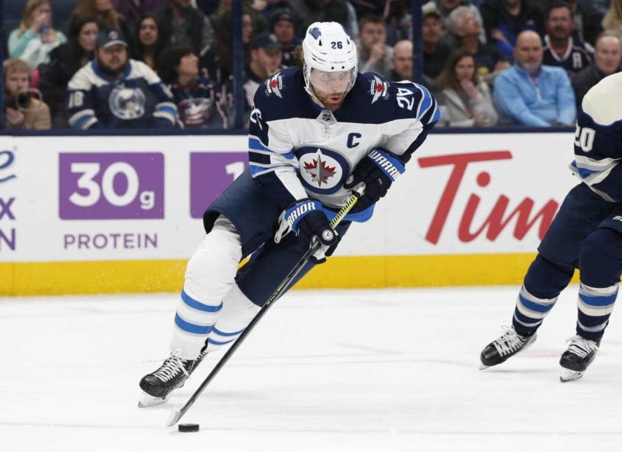 Blake Wheeler and the Winnipeg Jets would have been on the road last week, trying to make a final push for the playoffs had the National Hockey League season not been called off because of the pandemic. Now the seven-time All-Star forward is home for dinner each night with his family.